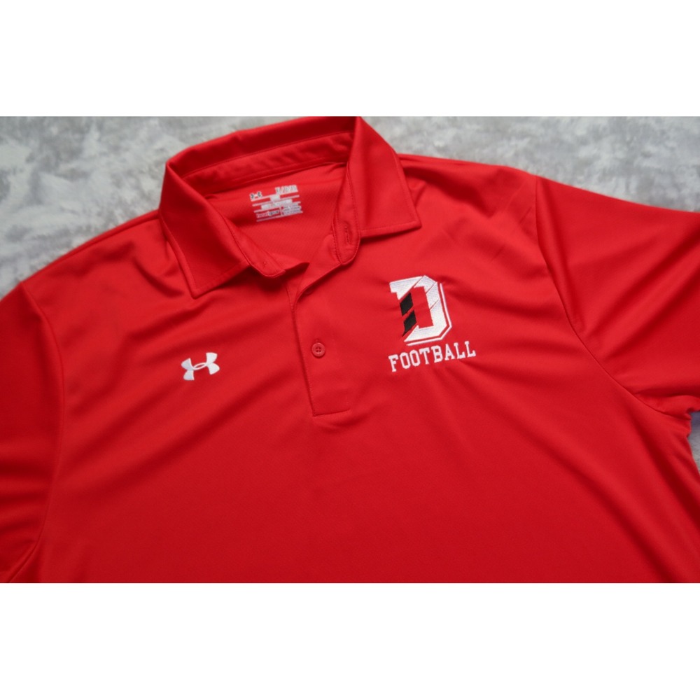 Davidson College Polo Shirt Size XL Wildcats Football Davidson NC Under Armour‎